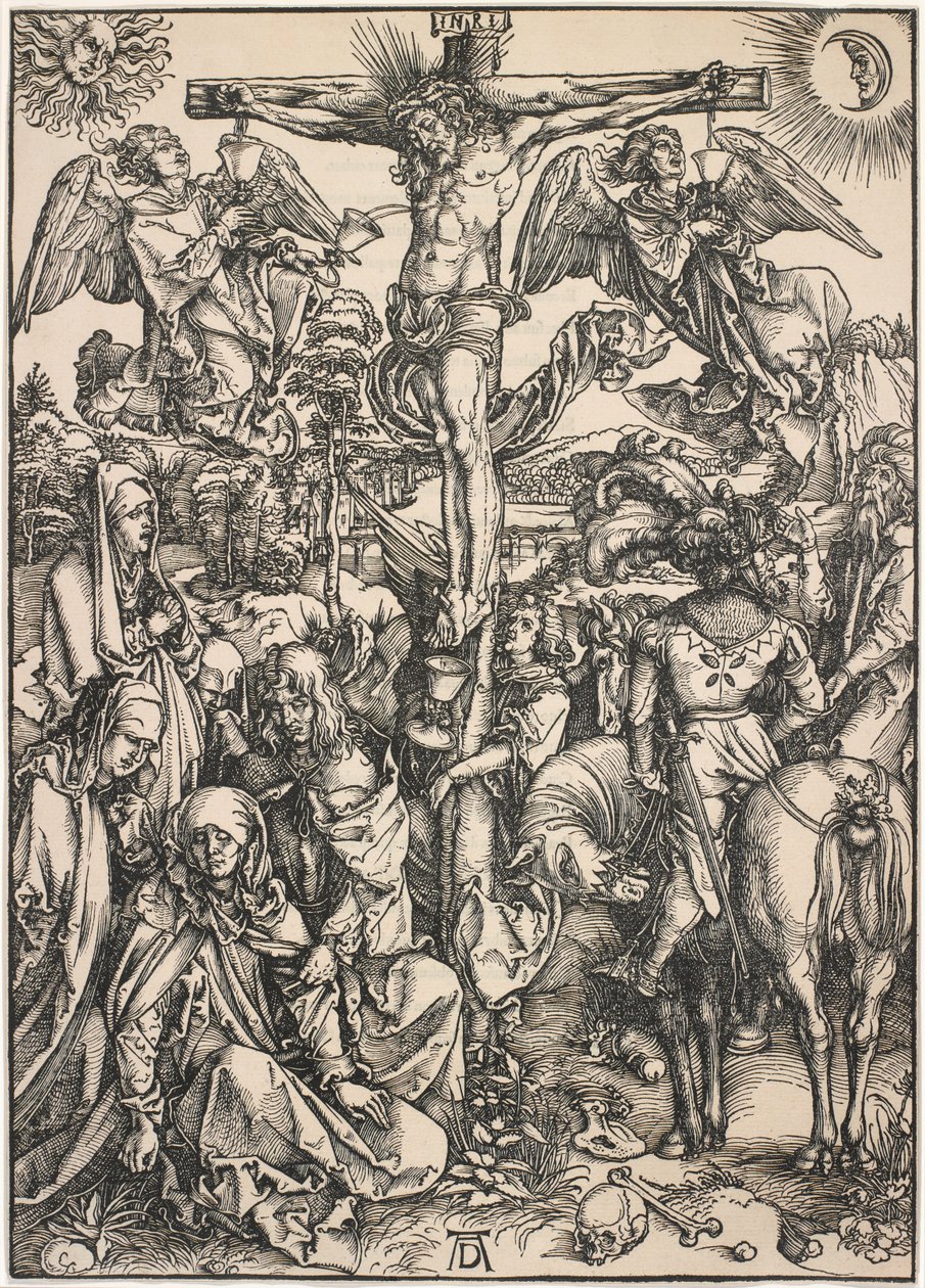 Ristiinnaulitseminen, The Large Passion, 1497-99 tekijältä Albrecht Dürer