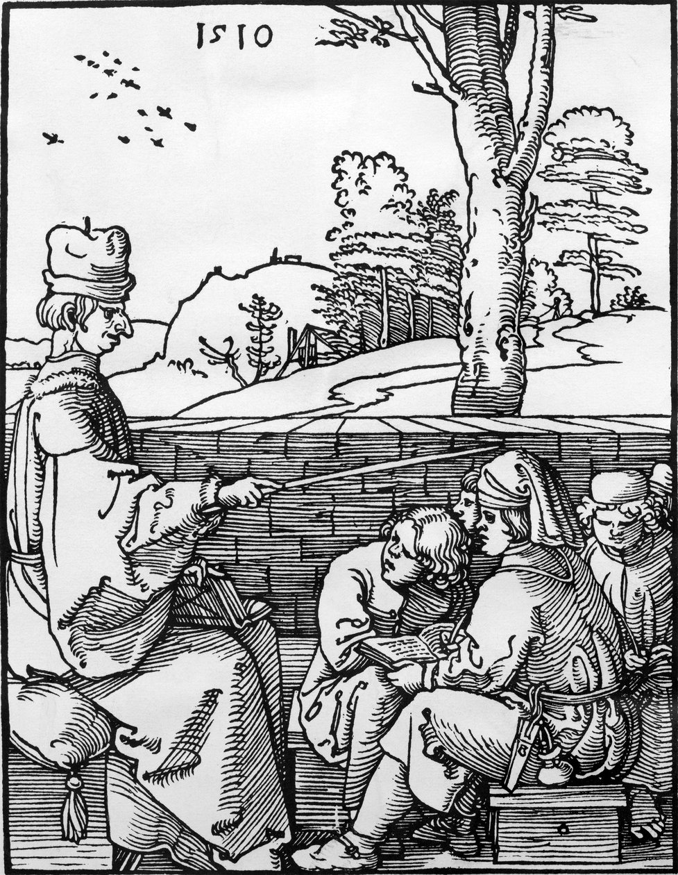 Koulutunti, 1510 tekijältä Albrecht Dürer