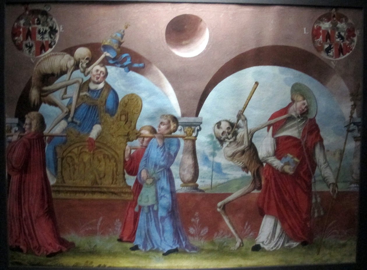 copia della perduta danza macabra di m. manuel del cimitero domenicano di berna (1512-20) tekijältä Albrecht Kauw