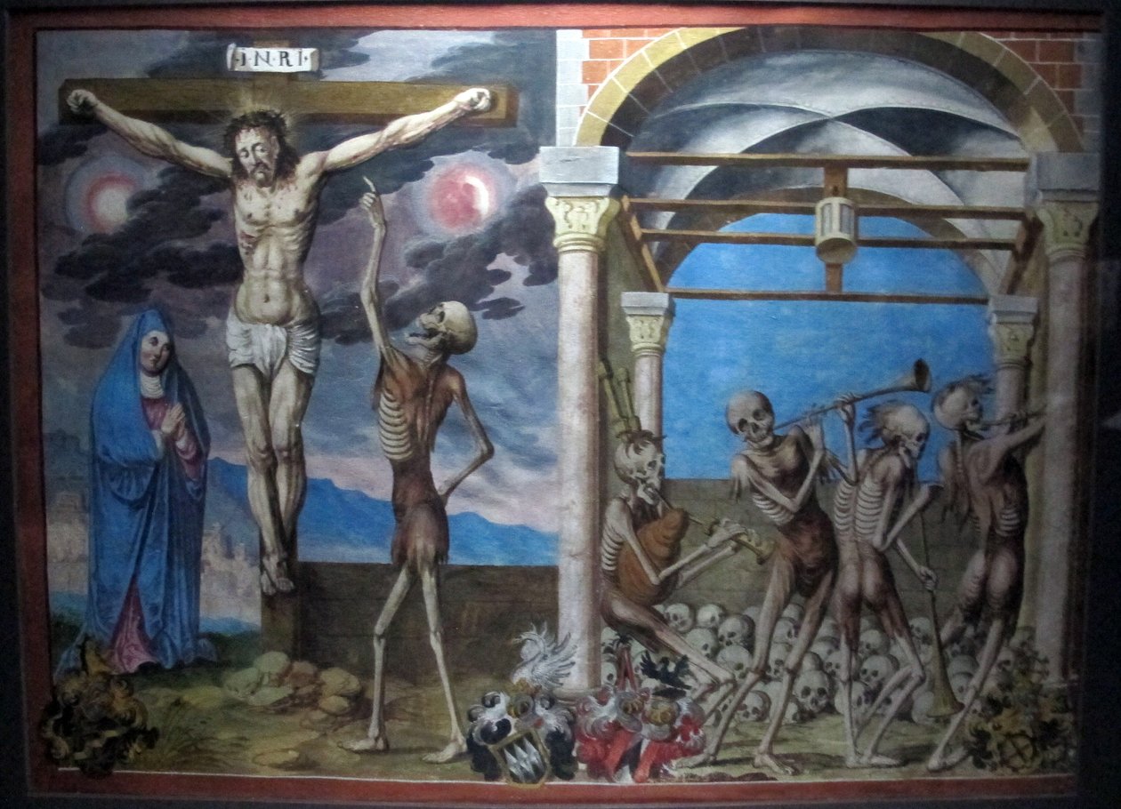 copia della perduta danza macabra di m. manuel del cimitero domenicano di berna (1512-20) tekijältä Albrecht Kauw