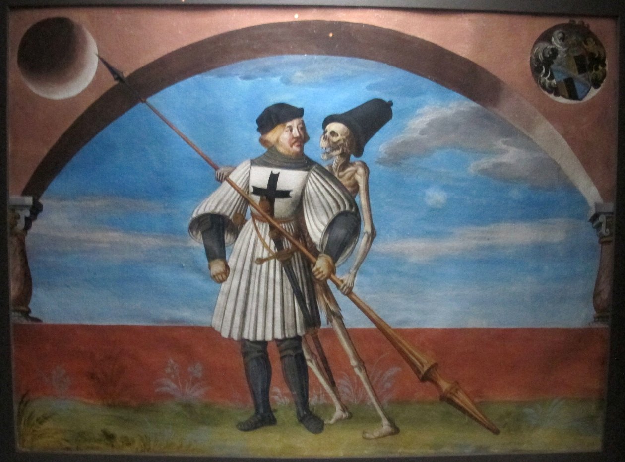 copia della perduta danza macabra di m. manuel del cimitero domenicano di berna (1512-20) tekijältä Albrecht Kauw