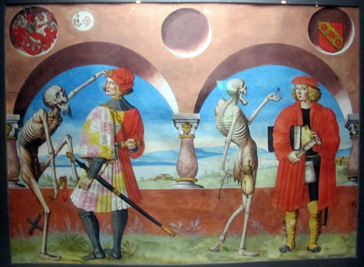 copia della perduta danza macabra di m. manuel del cimitero domenicano di berna (1512-20) tekijältä Albrecht Kauw