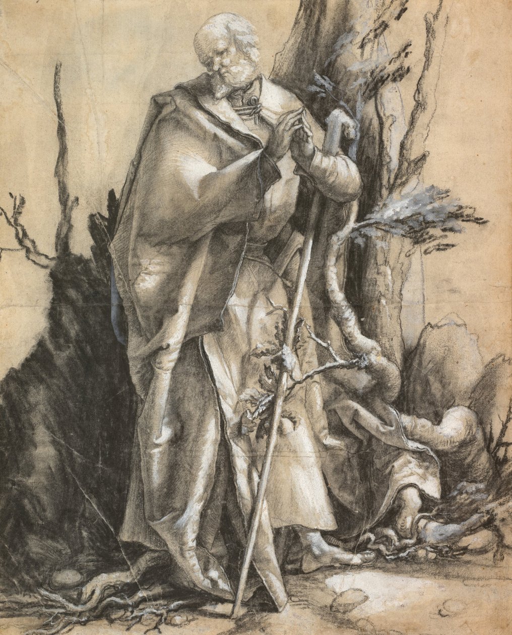 Parrakas pyhä metsässä, n. 1516 tekijältä Albrecht Dürer