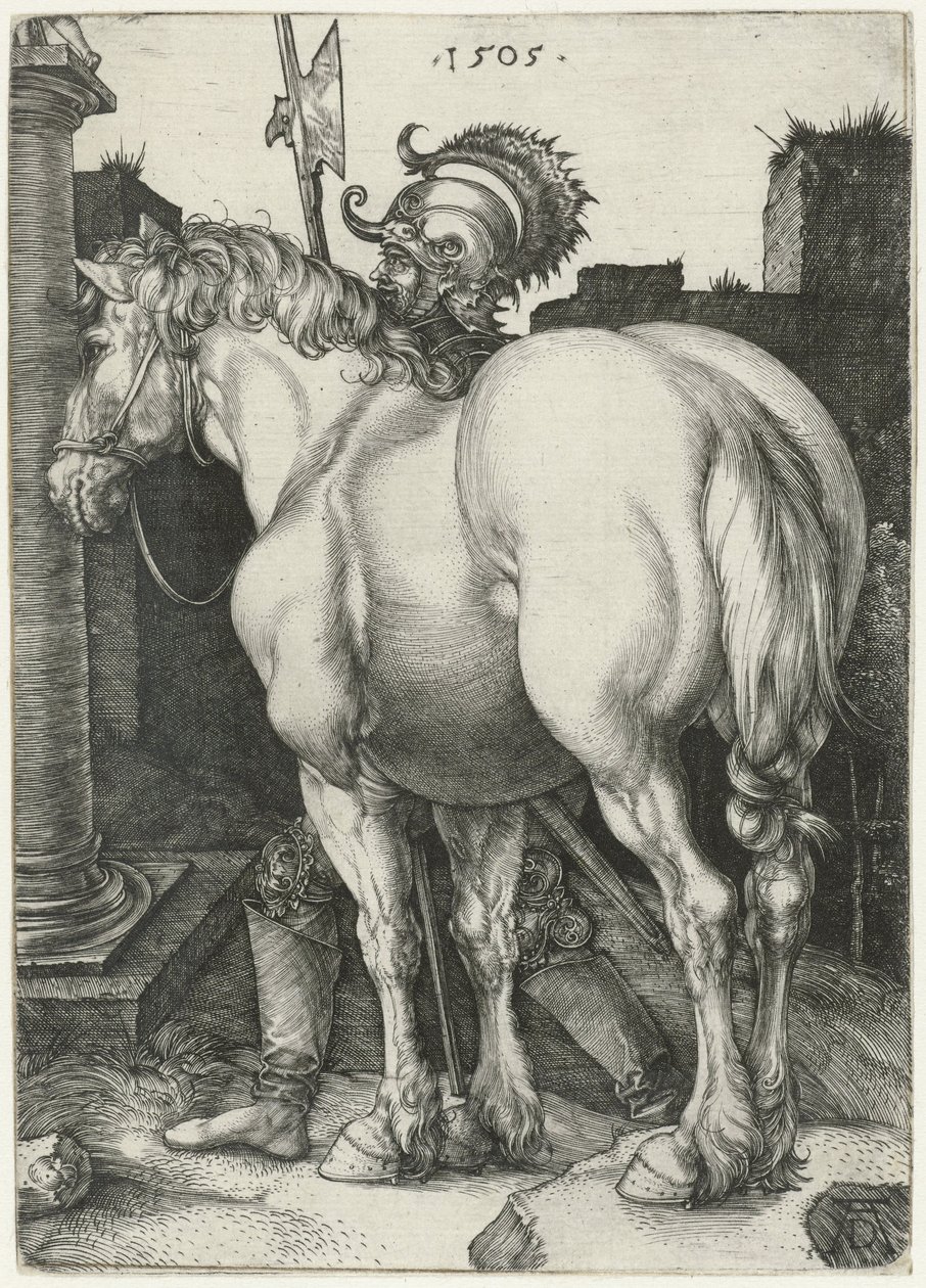 Iso hevonen tekijältä Albrecht (after) Durer or Duerer