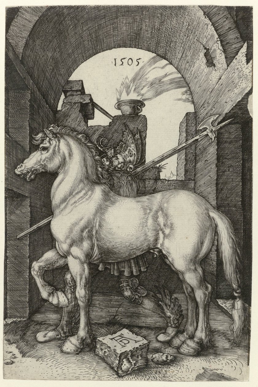 Pieni hevonen tekijältä Albrecht (after) Durer or Duerer