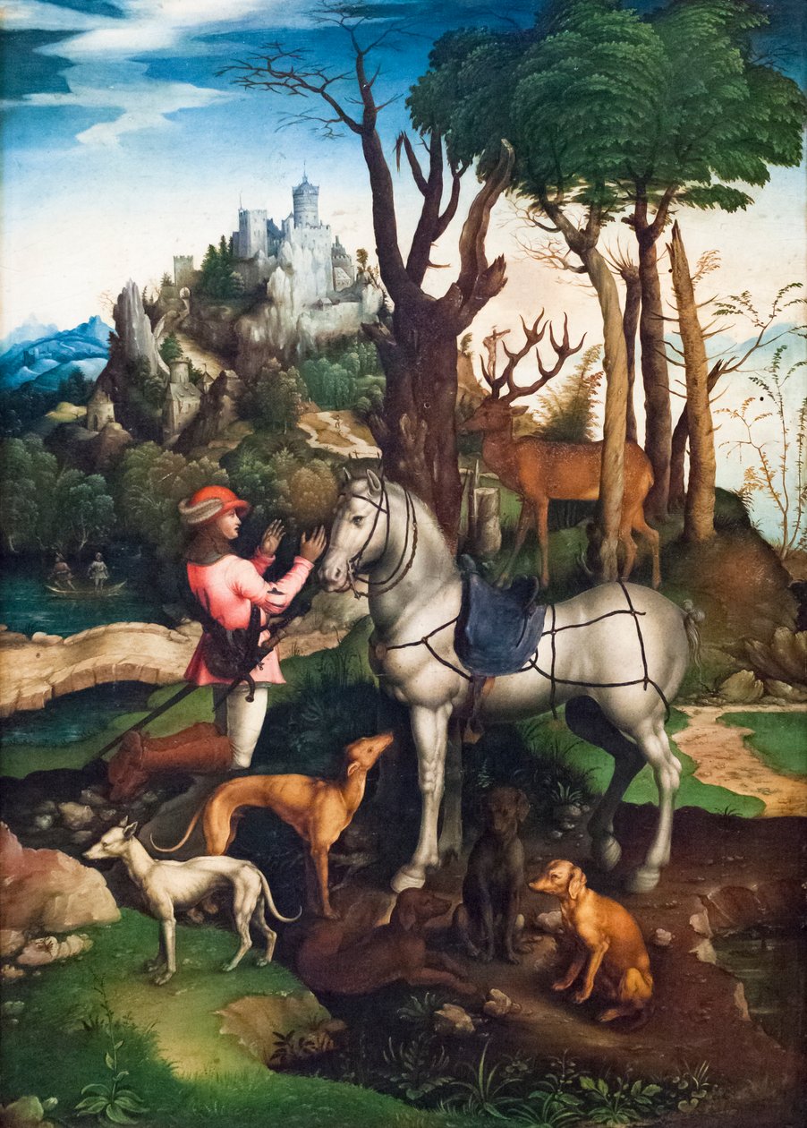 Visio St Eustacesta tekijältä Albrecht (after) Durer or Duerer