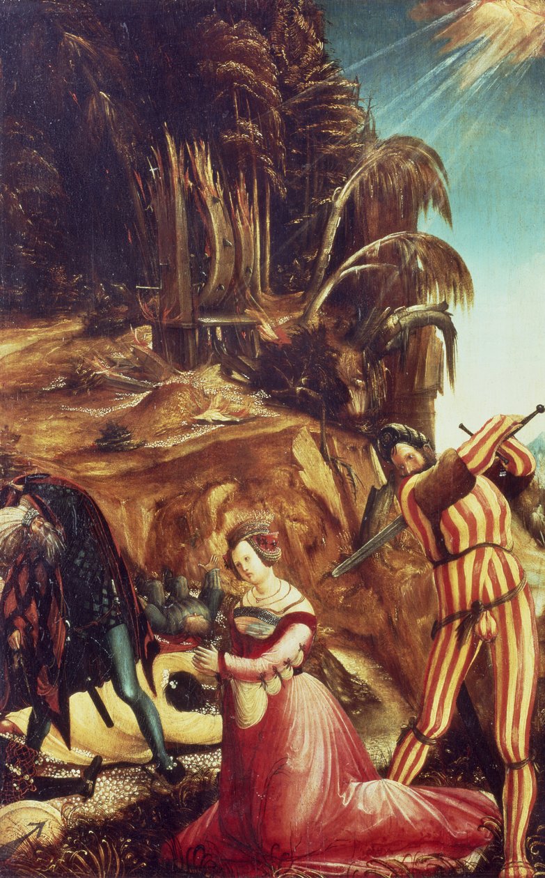 00228 Pyhän Katariinan mestaus, n. 1505–1010 tekijältä Albrecht Altdorfer