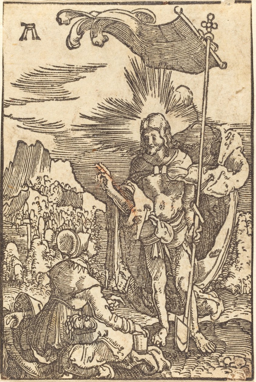 Kristus ilmestyy Pyhälle Magdalenalle tekijältä Albrecht Altdorfer