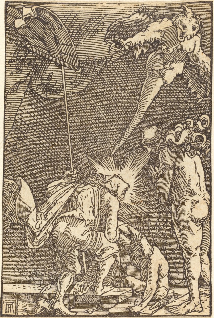 Kristus laskeutuu helvettiin tekijältä Albrecht Altdorfer