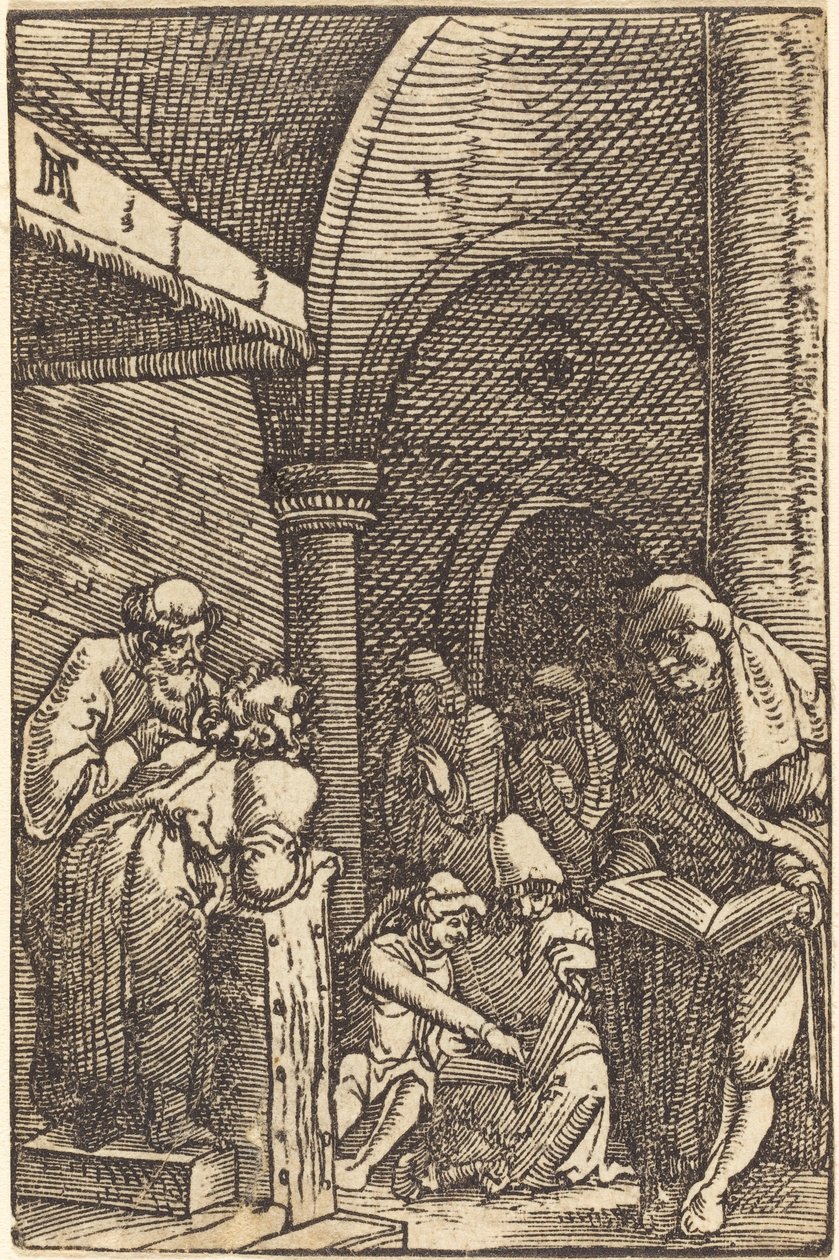 Kristus kiistelee lääkäreiden kanssa tekijältä Albrecht Altdorfer
