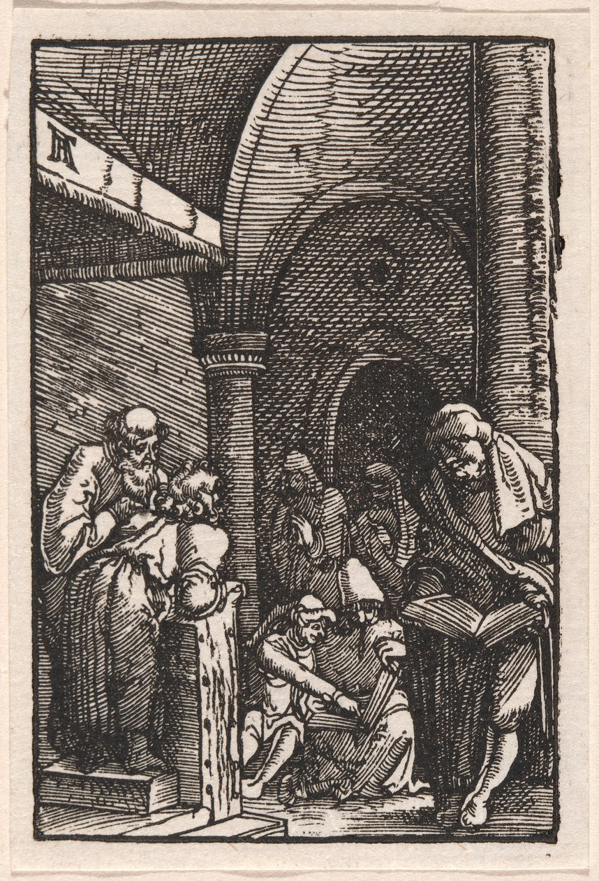 Kristus kiistelee lääkäreiden kanssa tekijältä Albrecht Altdorfer