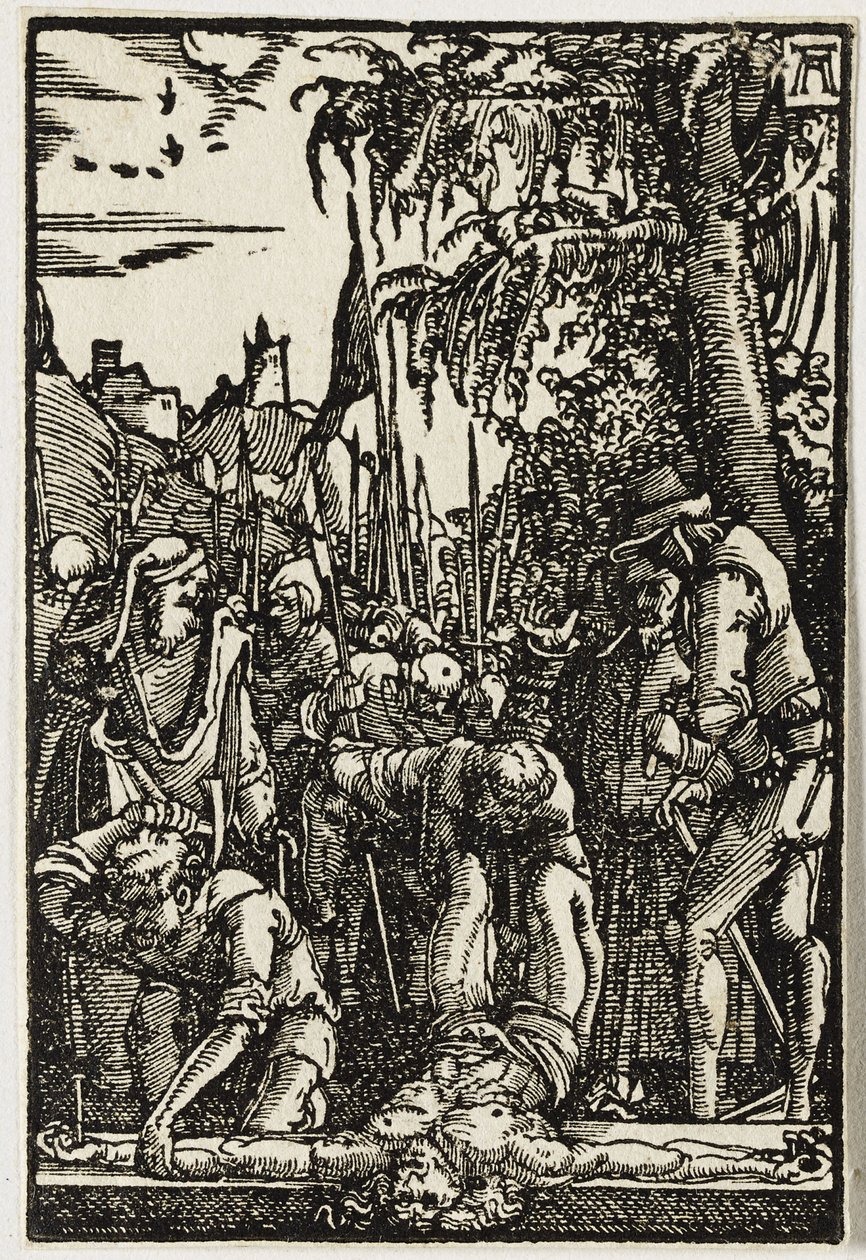 Kristus ristille naulattuna, n. 1513. tekijältä Albrecht Altdorfer