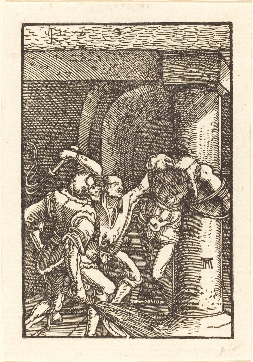 Kristus ruoskittiin tekijältä Albrecht Altdorfer