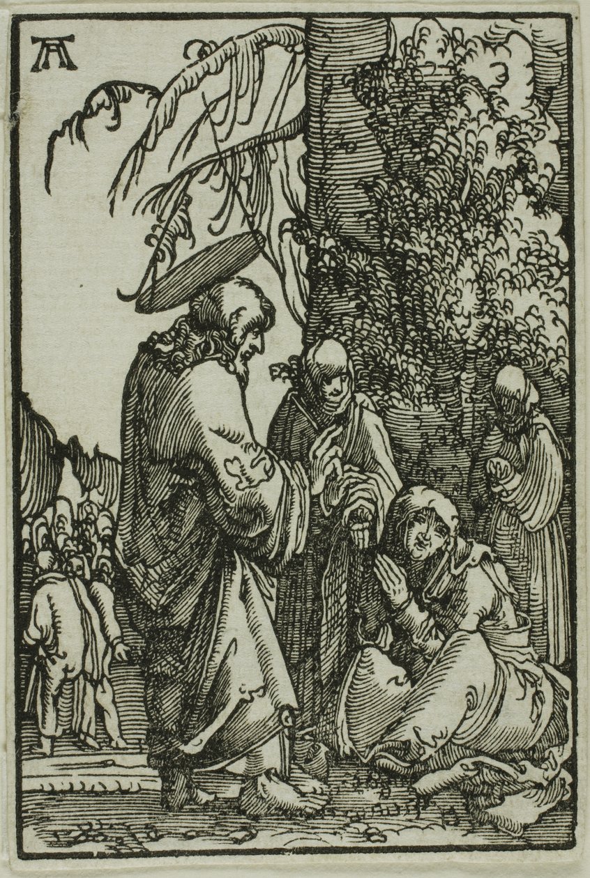Kristus jättää äitinsä, ihmisen lankeemuksesta ja lunastuksesta tekijältä Albrecht Altdorfer