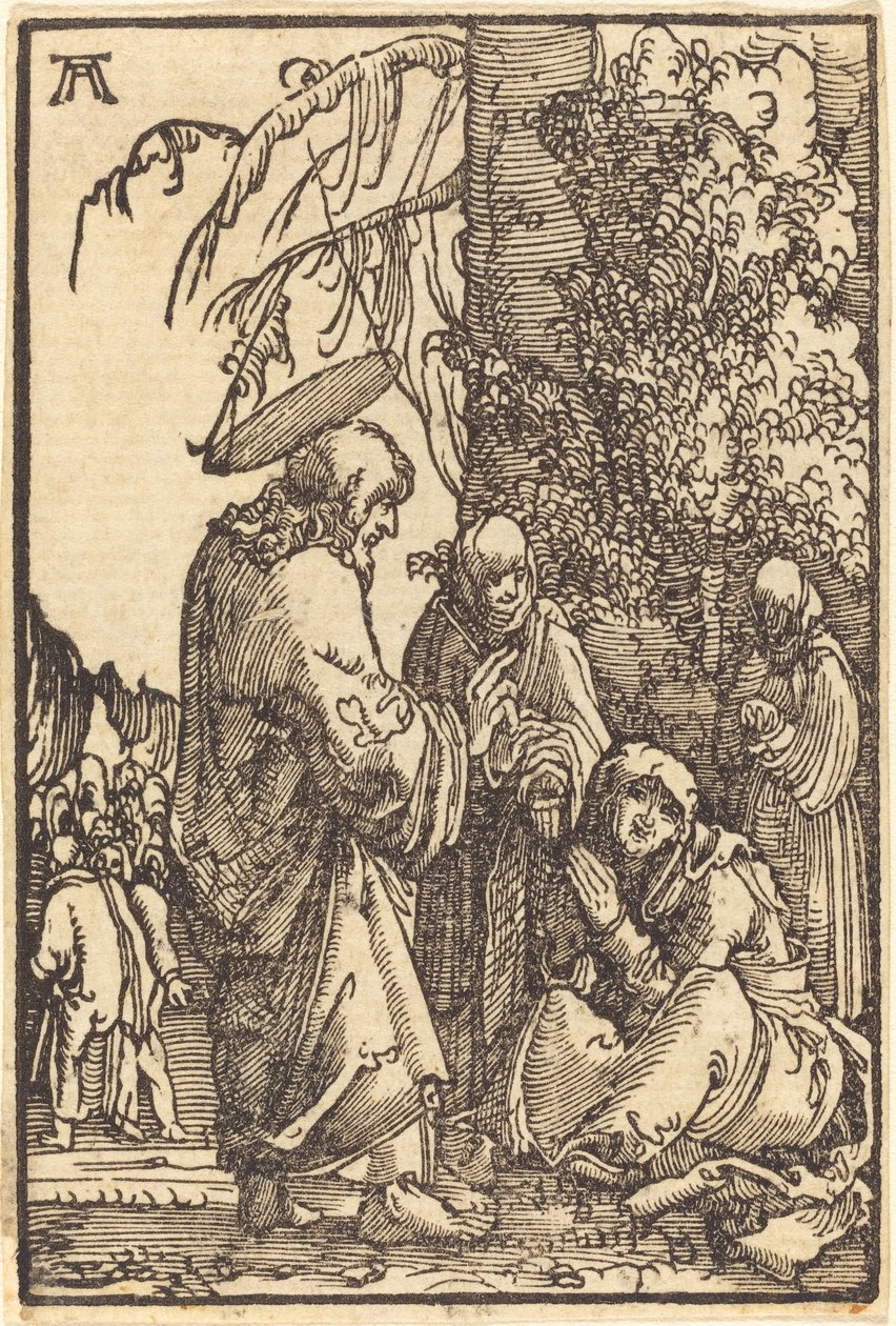 Kristus jättää Marian tekijältä Albrecht Altdorfer