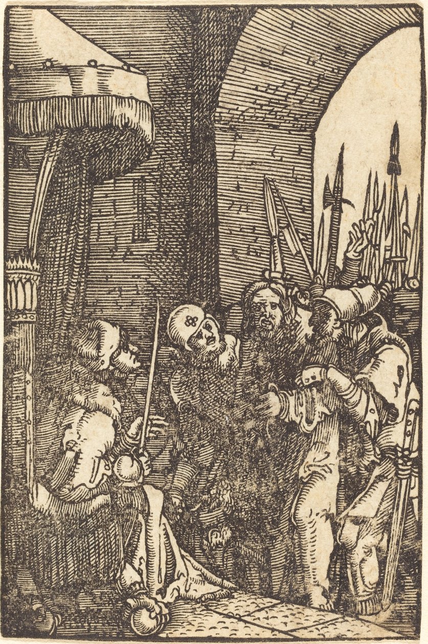 Kristus Herodeksen edessä tekijältä Albrecht Altdorfer