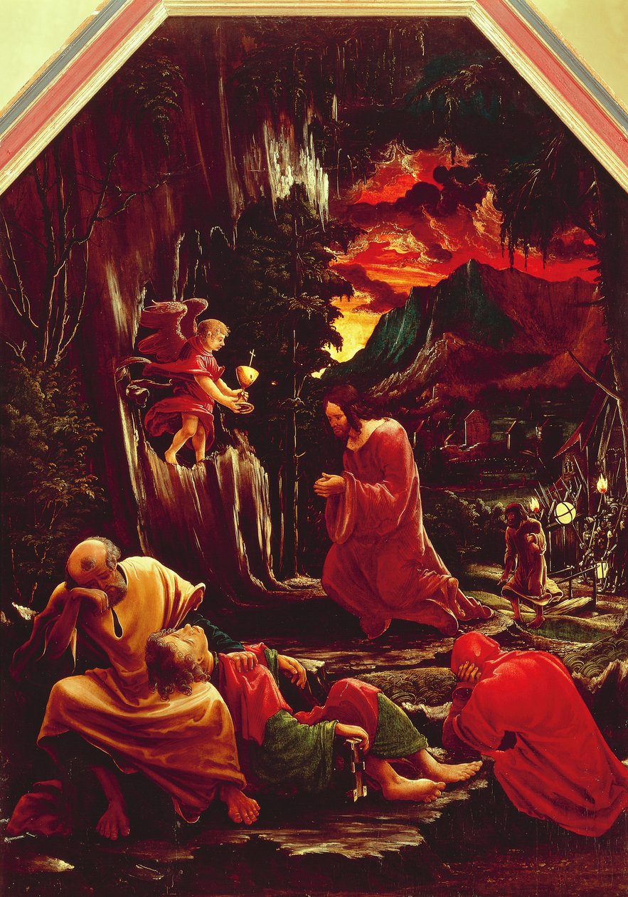 Kristus Öljymäellä tekijältä Albrecht Altdorfer