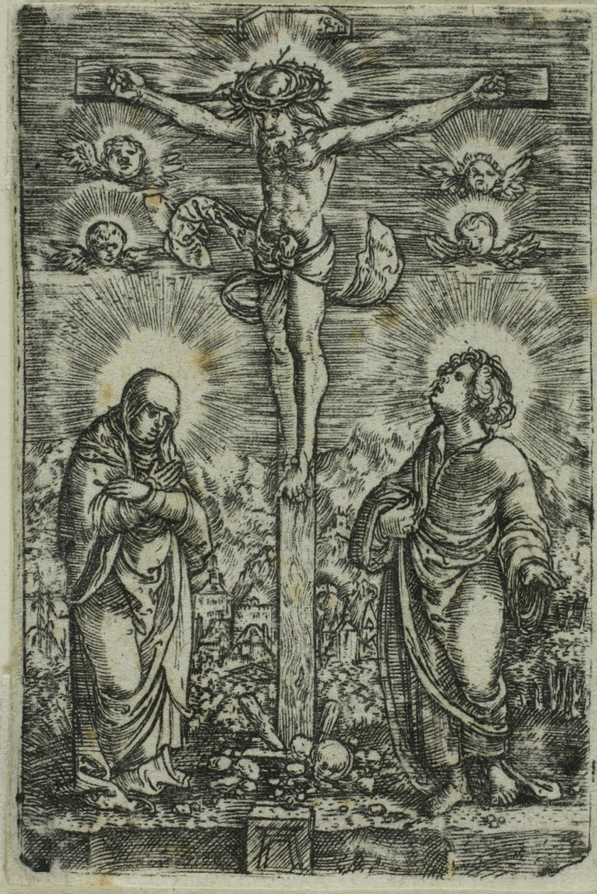 Kristus ristillä (Pieni ristiinnaulitseminen) tekijältä Albrecht Altdorfer