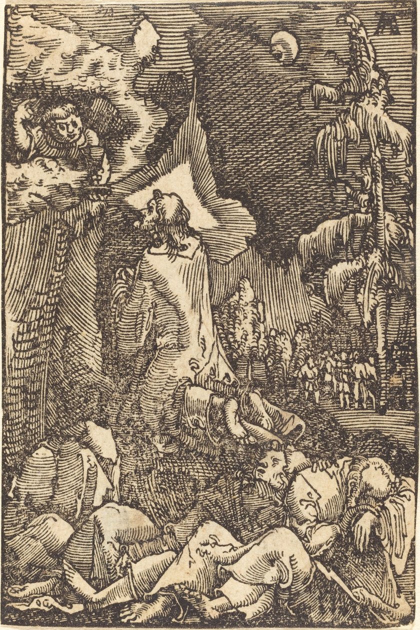 Kristus Öljymäellä tekijältä Albrecht Altdorfer
