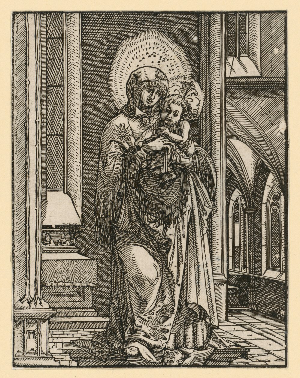 “Kaunis Maria Regensburgilainen” kirkossa tekijältä Albrecht Altdorfer
