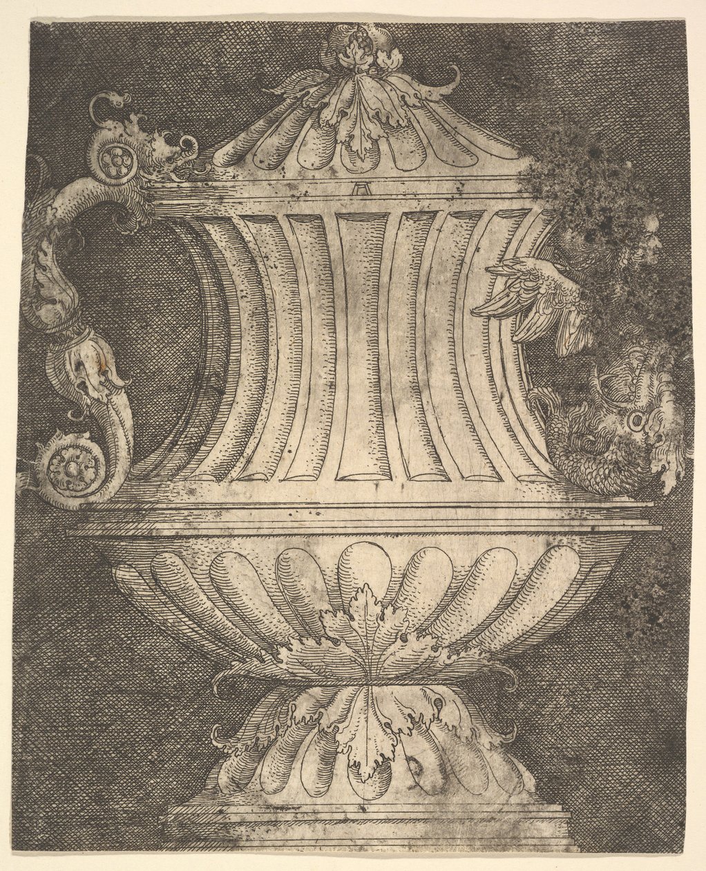 Ewer ja sireeni.n.d. tekijältä Albrecht Altdorfer