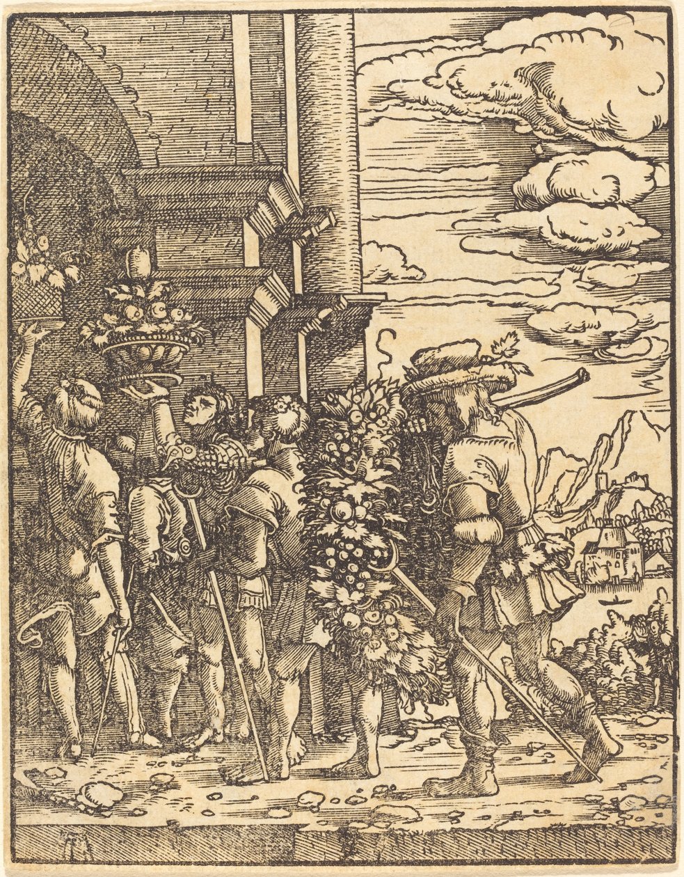 Joshua ja Caleb tekijältä Albrecht Altdorfer