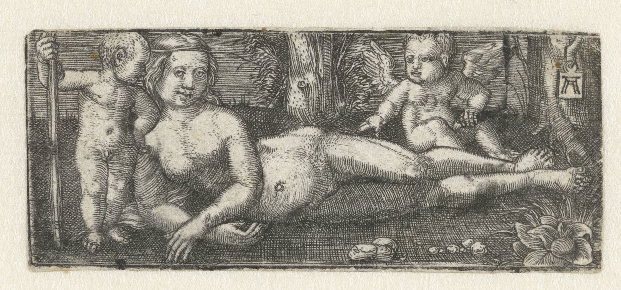 Makaava Venus kahdella putilla tekijältä Albrecht Altdorfer