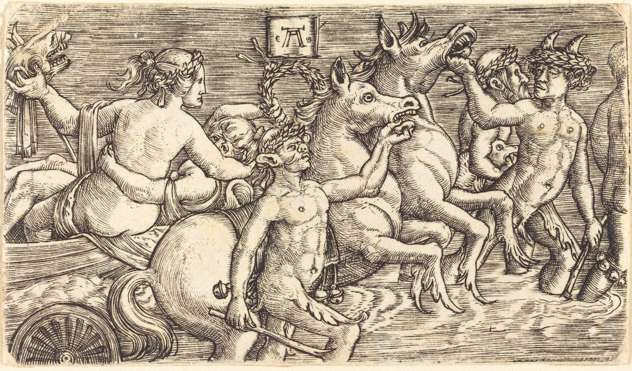 Seagods on Triumphin johtamat rakastajat tekijältä Albrecht Altdorfer