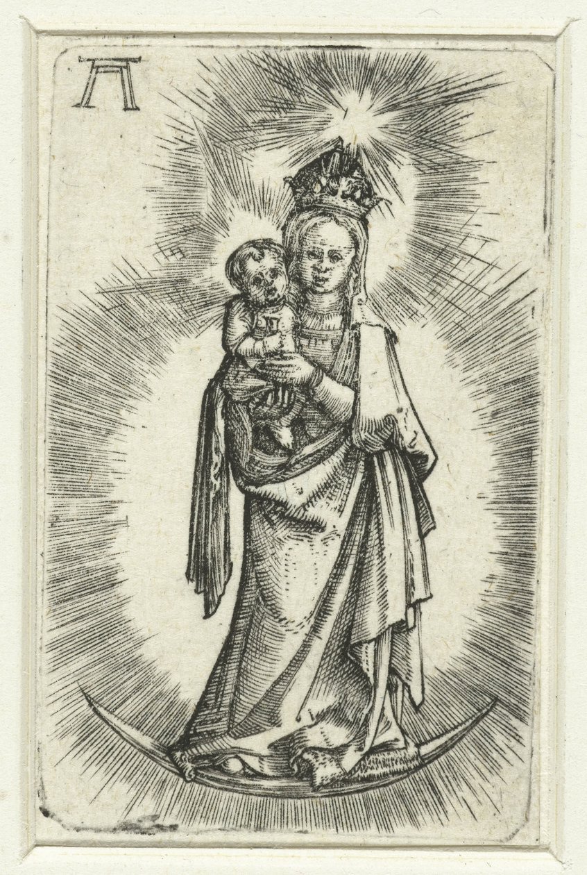 Madonna puolikuussa tekijältä Albrecht Altdorfer