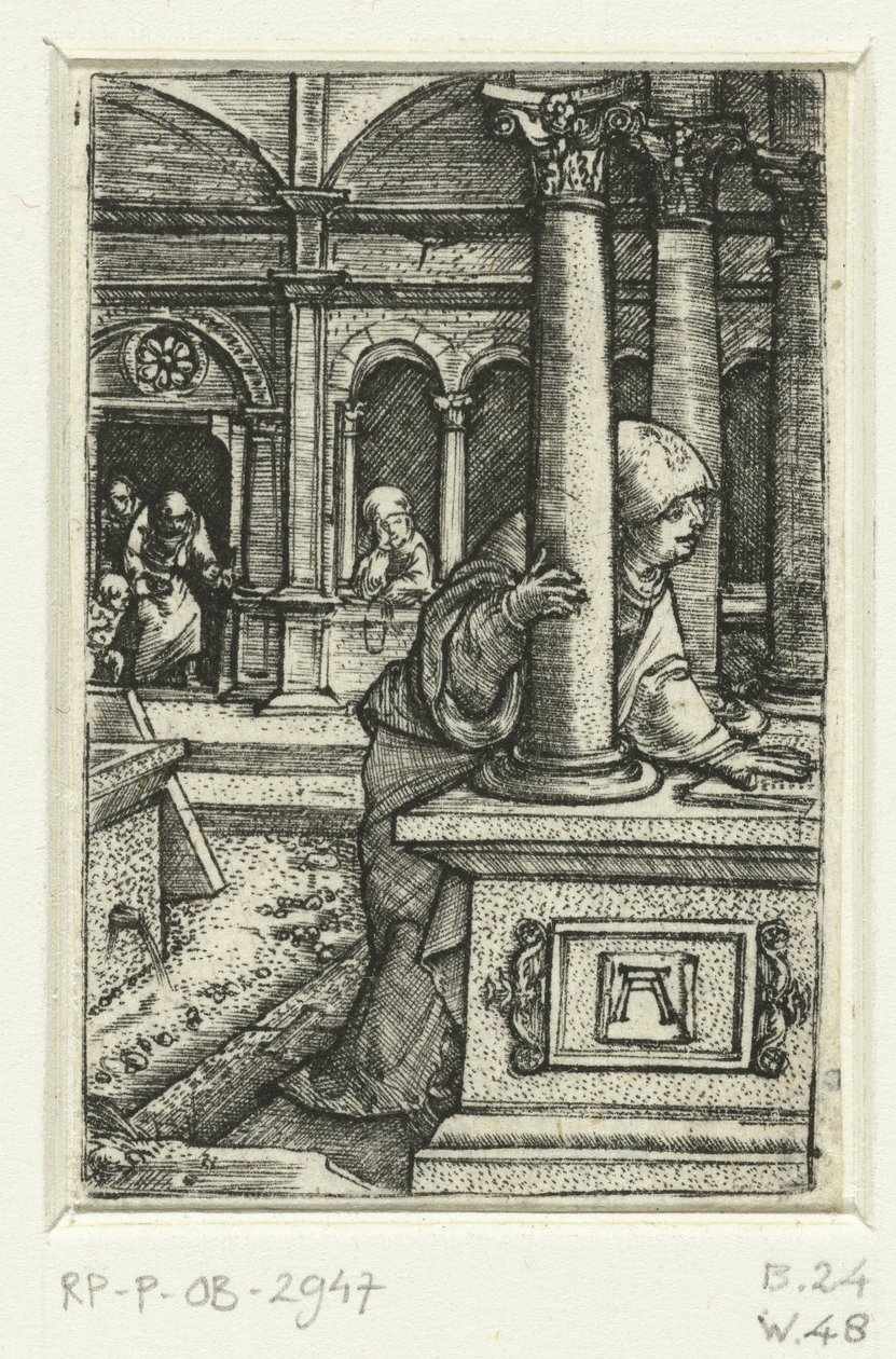 Maria etsii poikaansa synagogasta tekijältä Albrecht Altdorfer