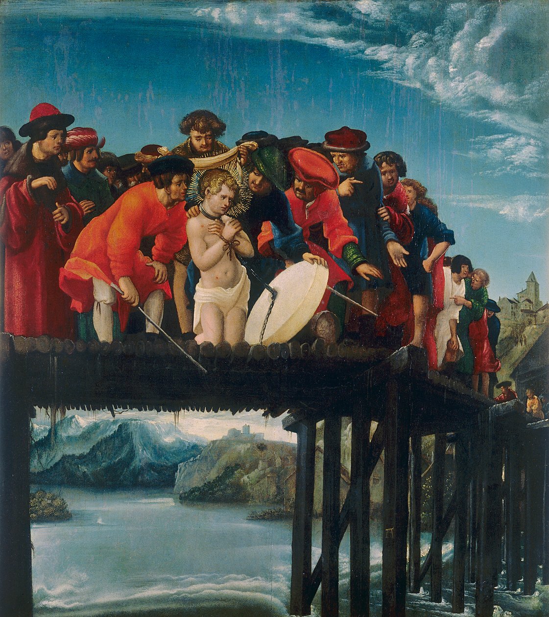 Pyhän Florianuksen marttyyrikuolema tekijältä Albrecht Altdorfer