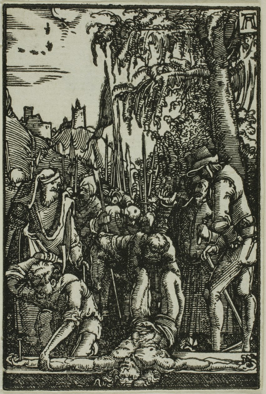 Ristiin naulitseminen, ihmisen lankeemuksesta ja lunastamisesta tekijältä Albrecht Altdorfer