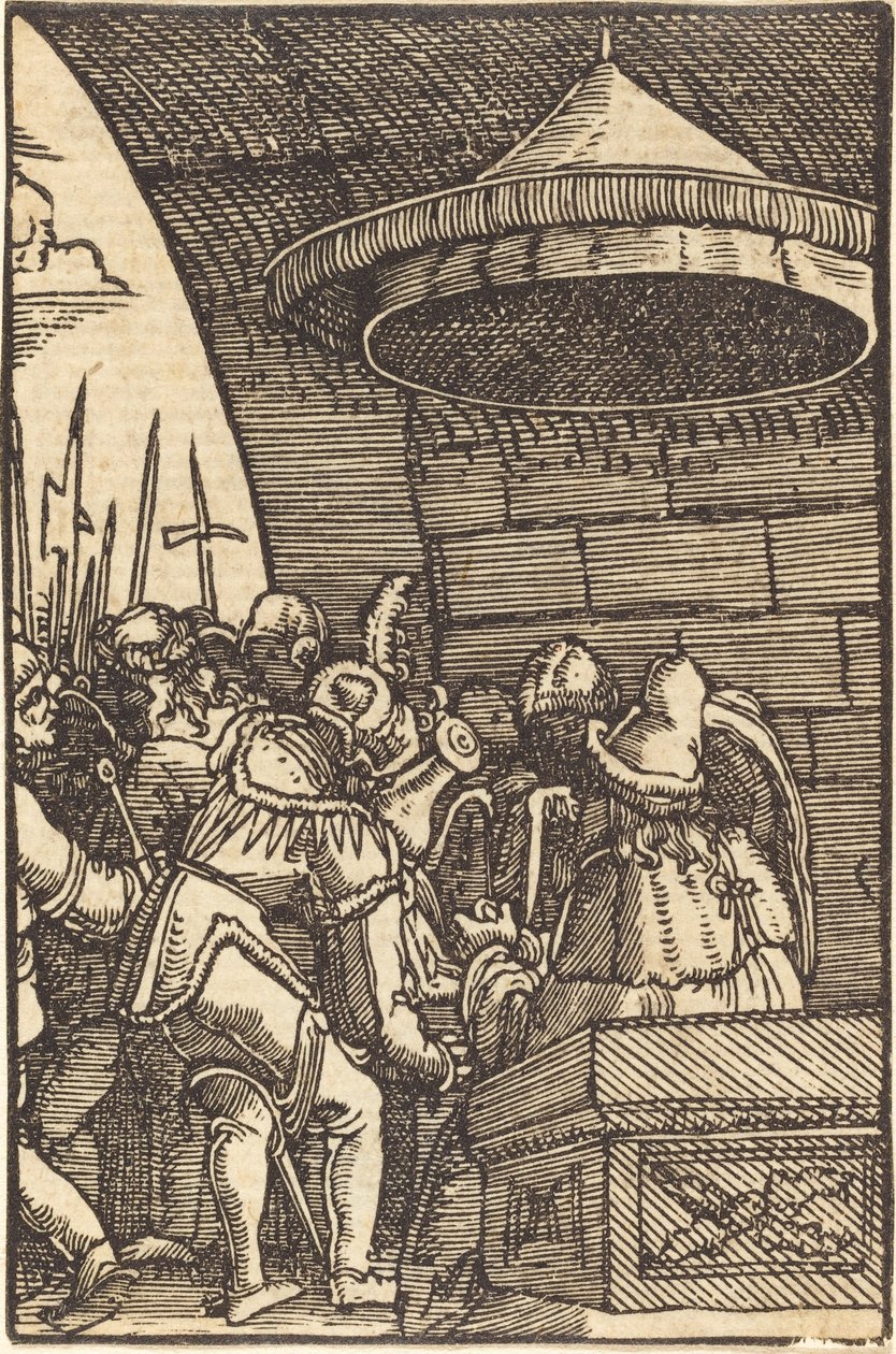 Pilatus pesee kätensä tekijältä Albrecht Altdorfer