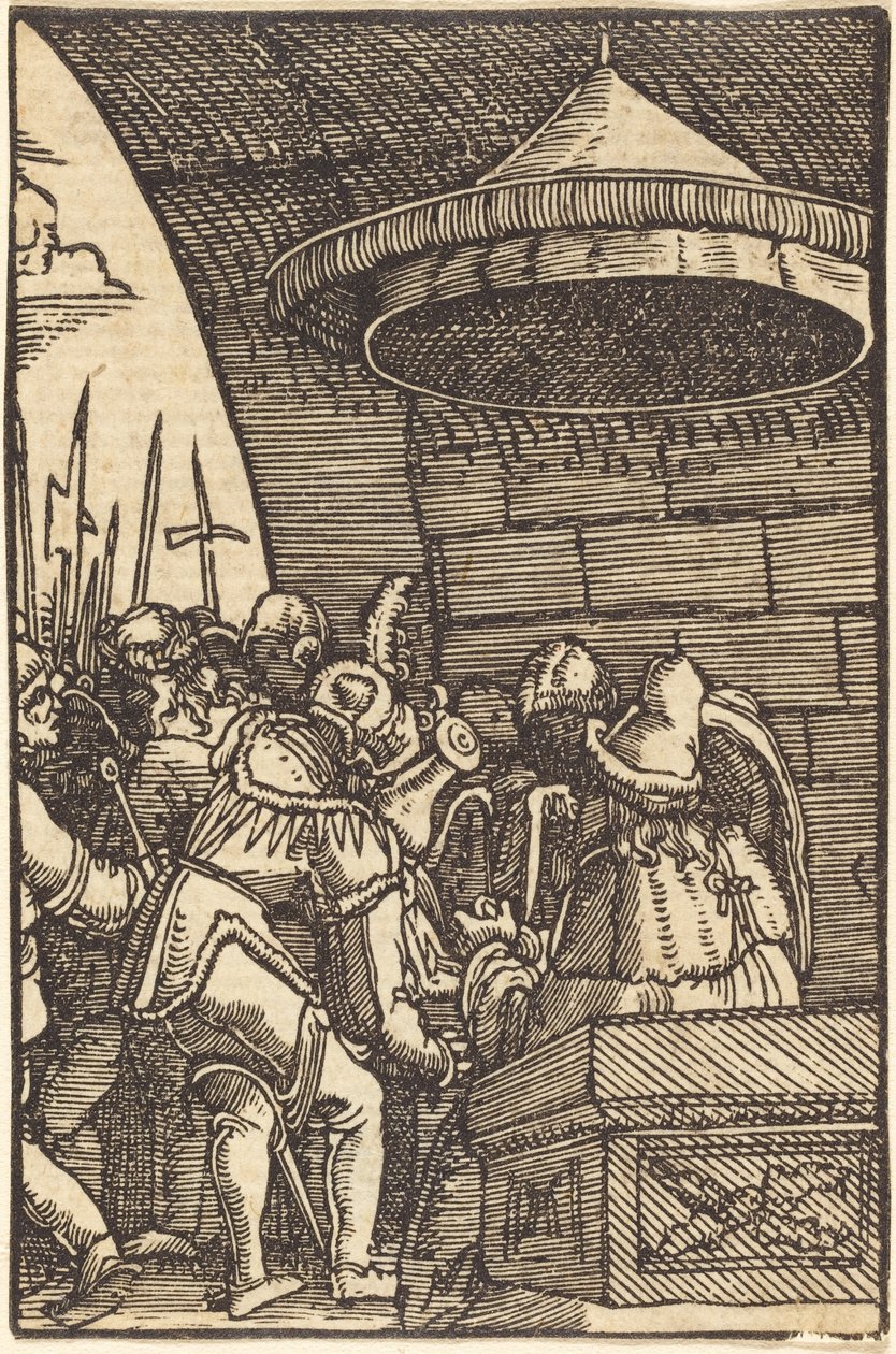 Pilatus pesee kätensä tekijältä Albrecht Altdorfer