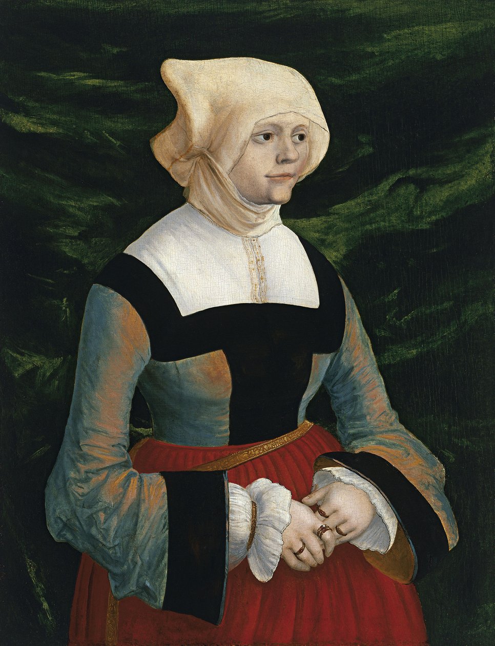 Nuoren naisen muotokuva, n. 1521-1525 tekijältä Albrecht Altdorfer