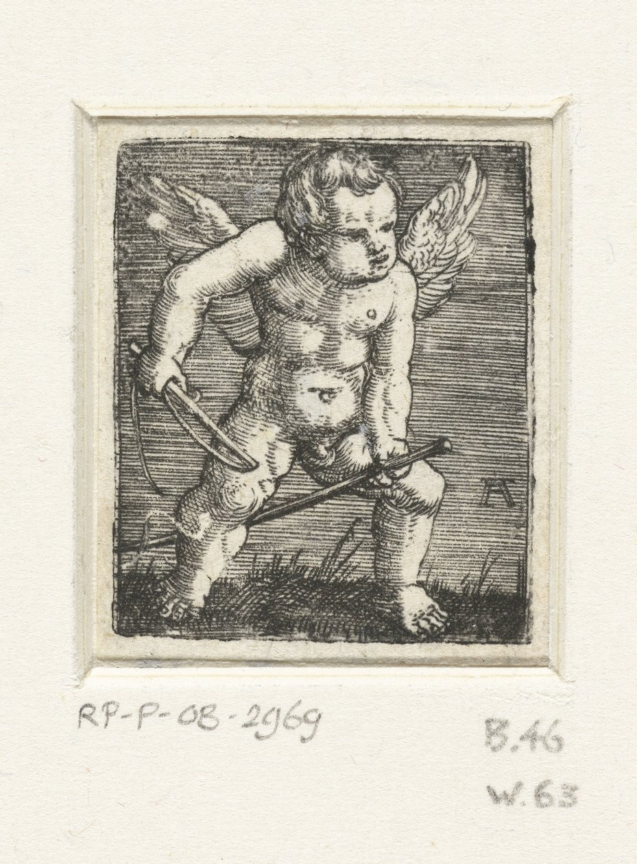 Putto harrastushevosen kanssa tekijältä Albrecht Altdorfer