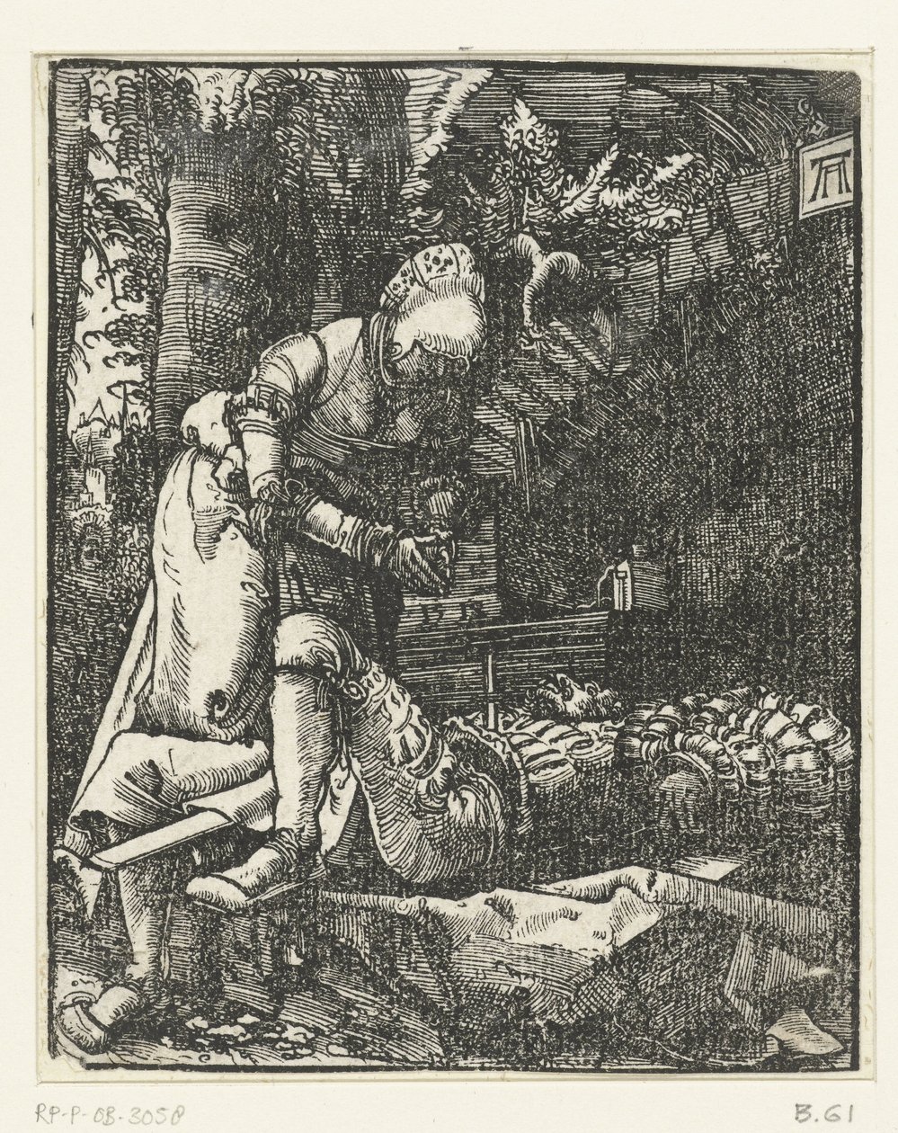 Pyramus ja Thisbe tekijältä Albrecht Altdorfer