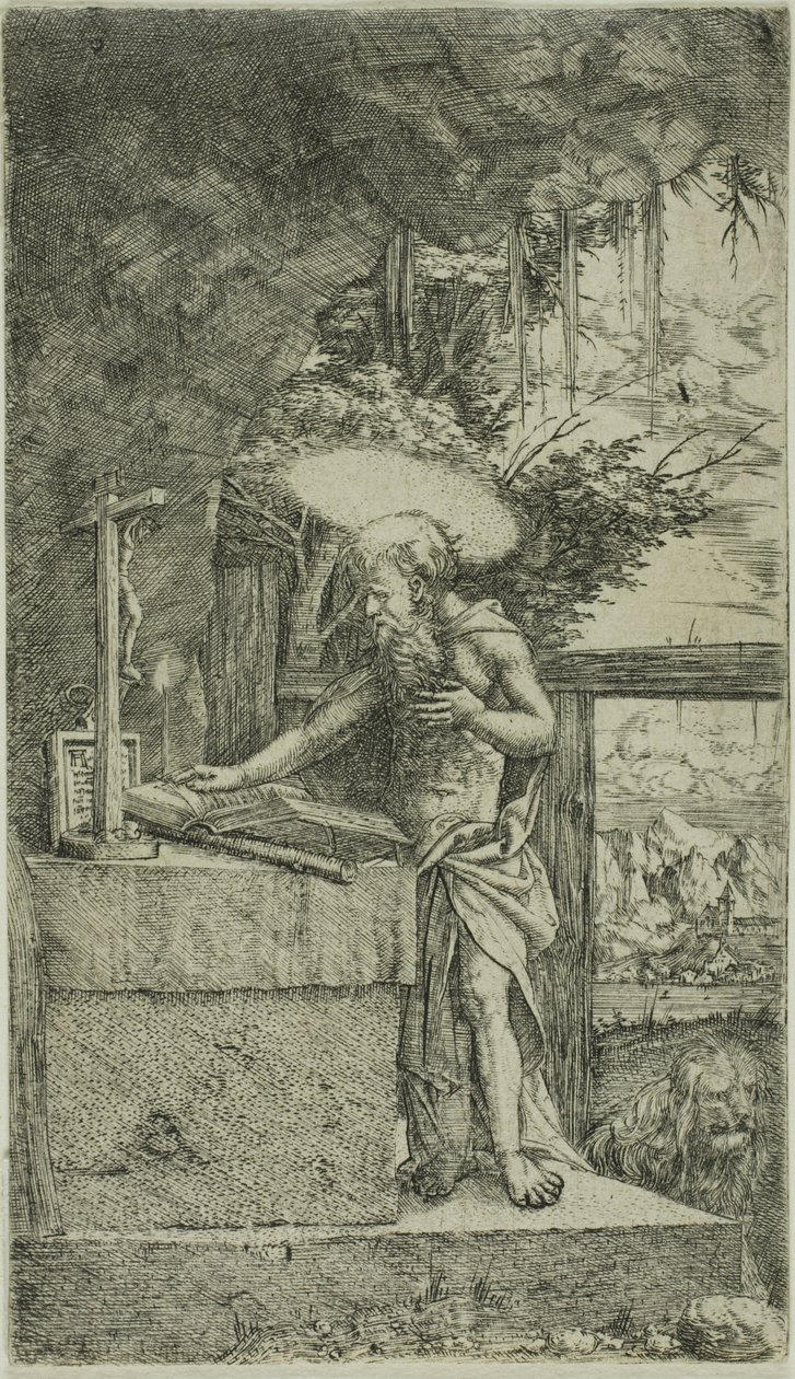 Saint Jerome Reading tekijältä Albrecht Altdorfer