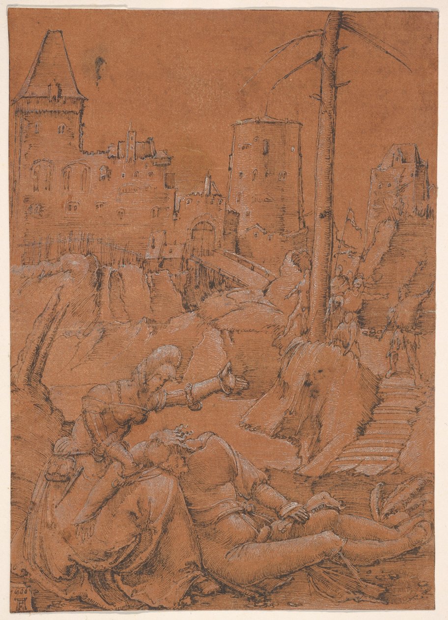 Samson und Delila tekijältä Albrecht Altdorfer
