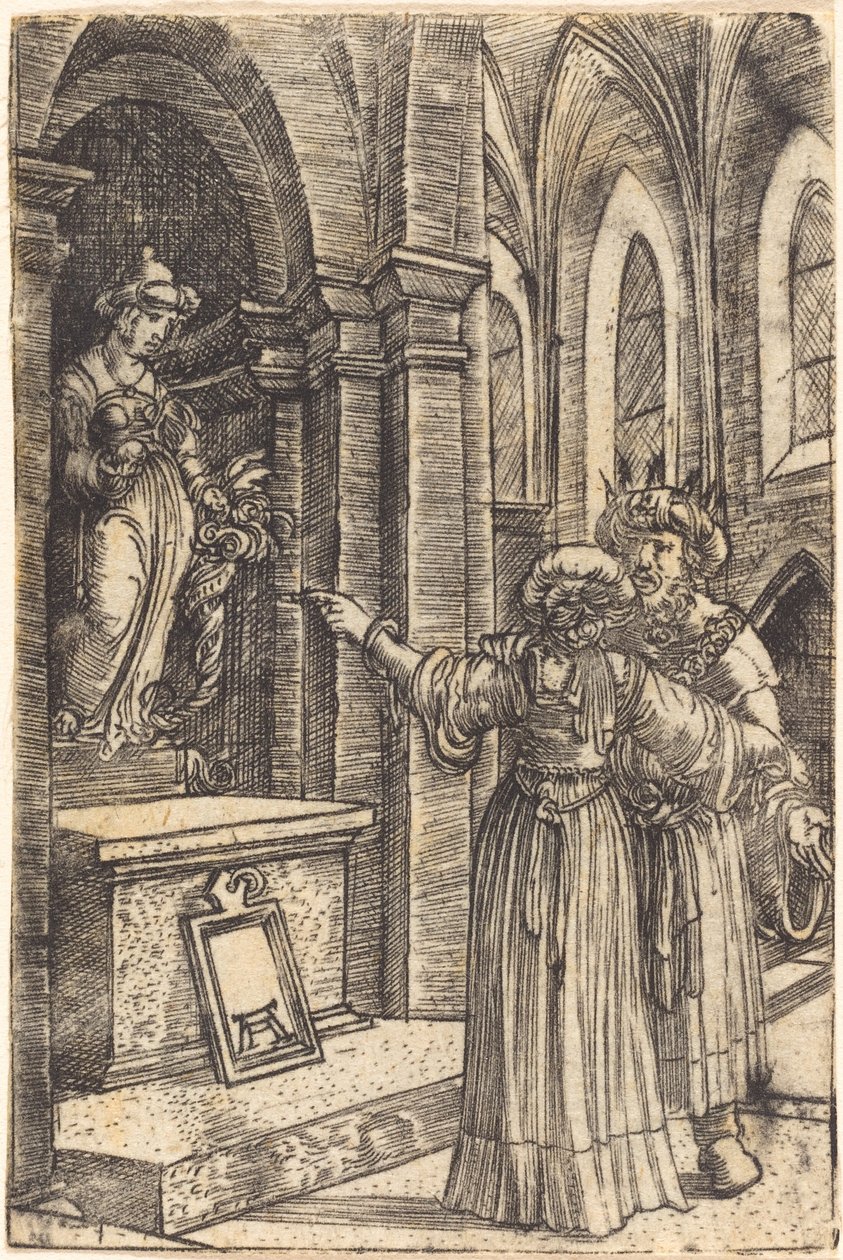 Salomo rukoilee epäjumalia tekijältä Albrecht Altdorfer