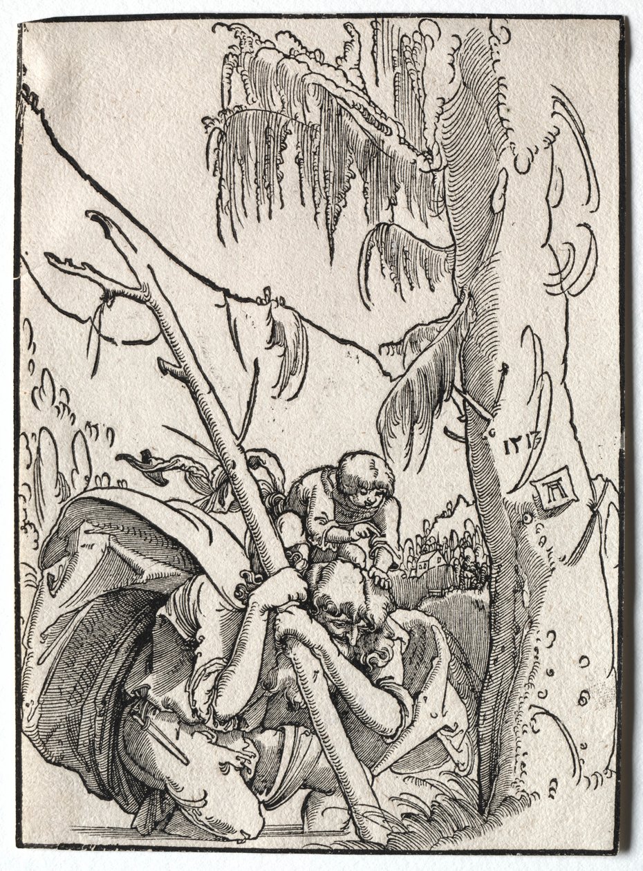 Pyhä Kristofer, 1513. tekijältä Albrecht Altdorfer