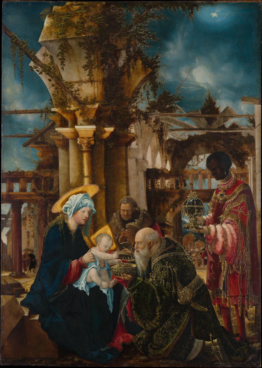 Tietäjien kumarrus tekijältä Albrecht Altdorfer