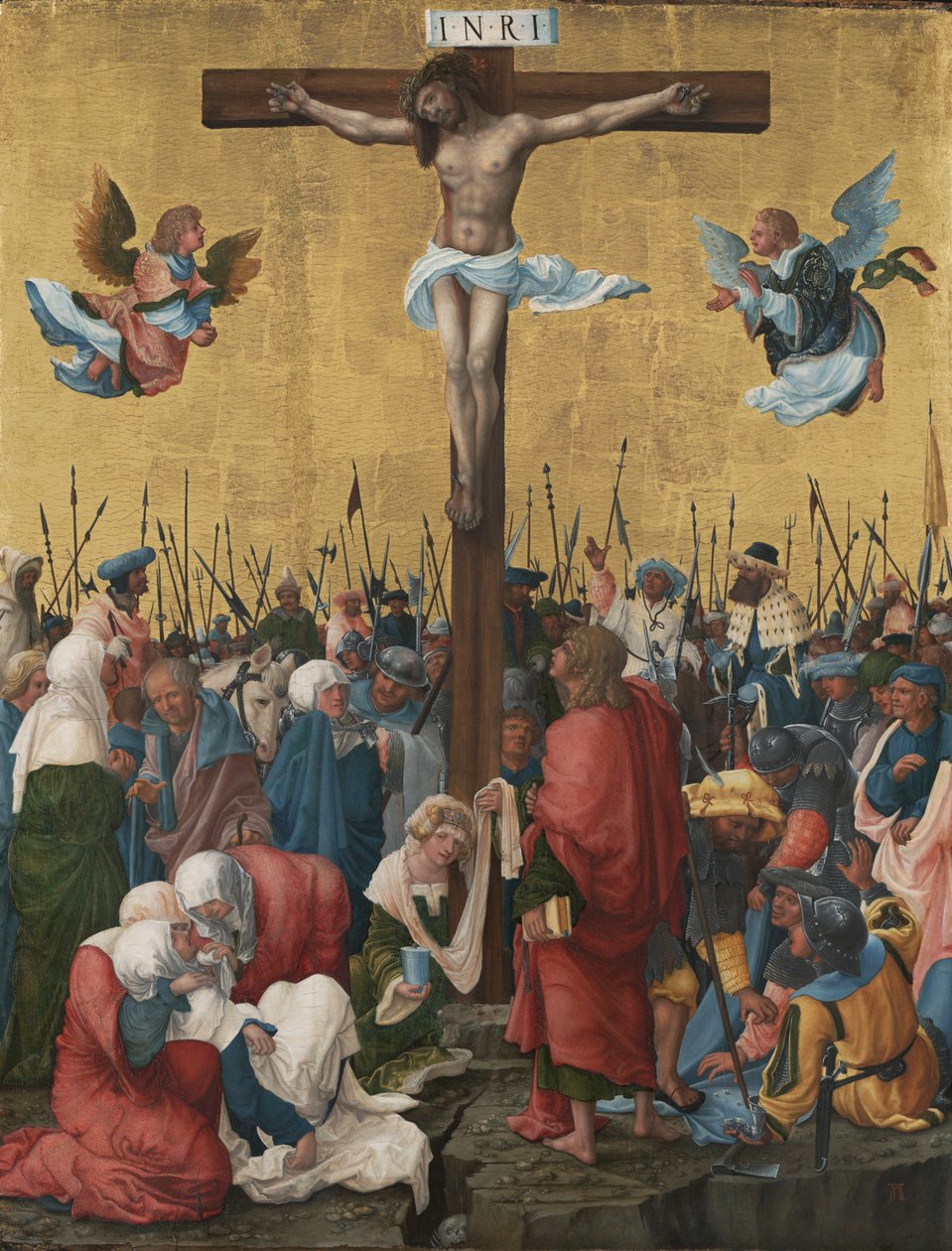 Ristiinnaulitseminen, noin 1516-1518. tekijältä Albrecht Altdorfer