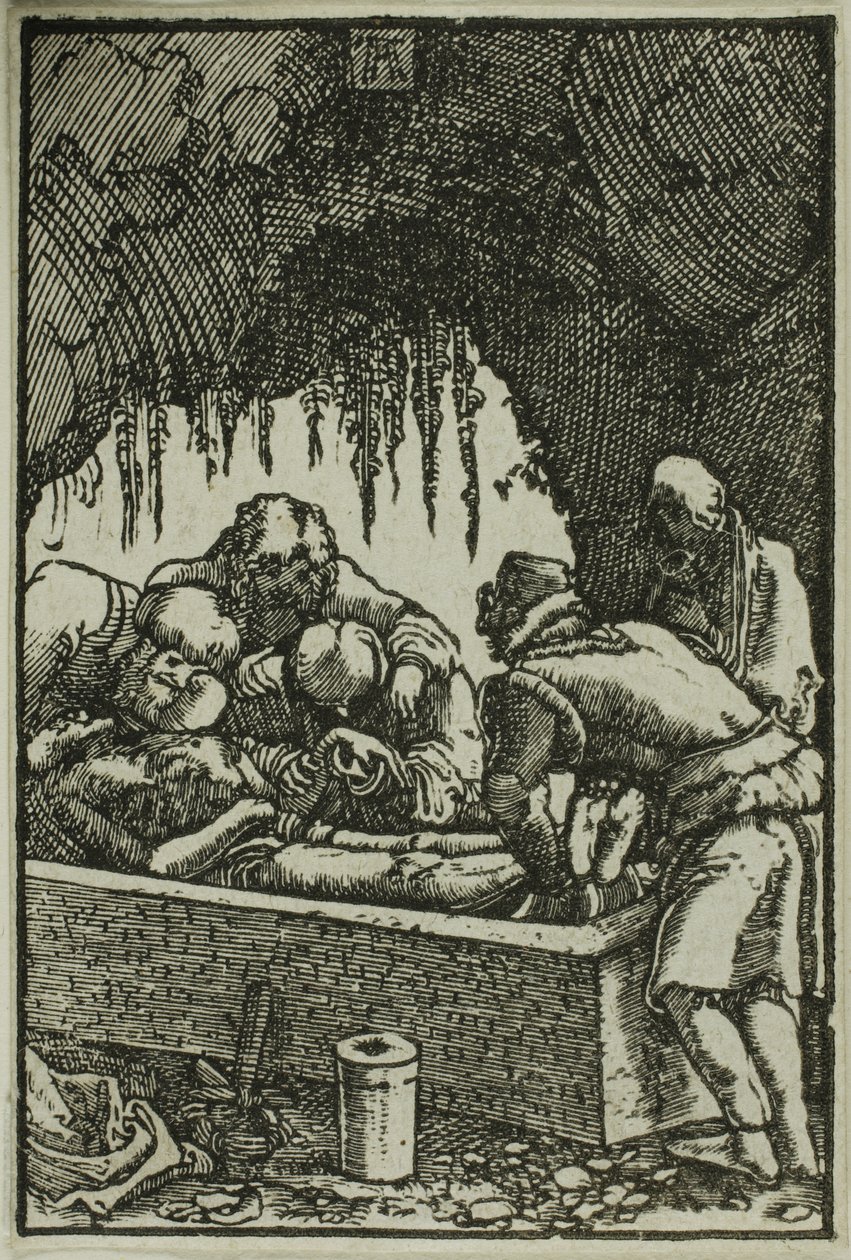 The Tombment, kirjasta The Fall and Redemption of Man tekijältä Albrecht Altdorfer
