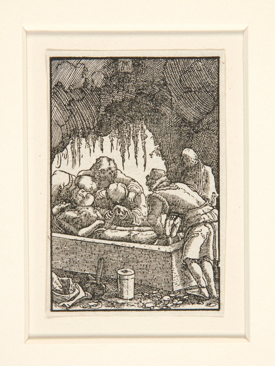 Kristuksen hautaus sarjasta The Fall and Redemption of Man tekijältä Albrecht Altdorfer