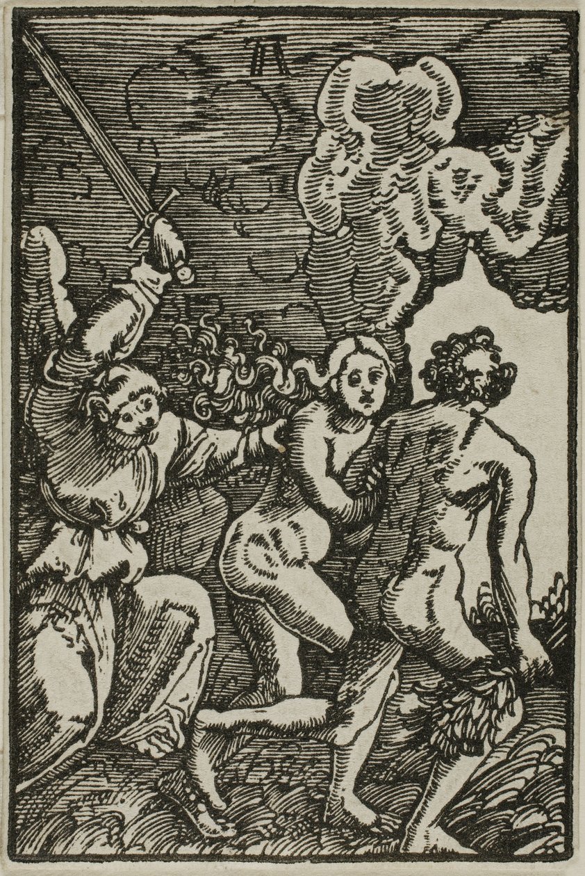 Karkotus paratiisista, ihmisen lankeemuksesta ja lunastus tekijältä Albrecht Altdorfer