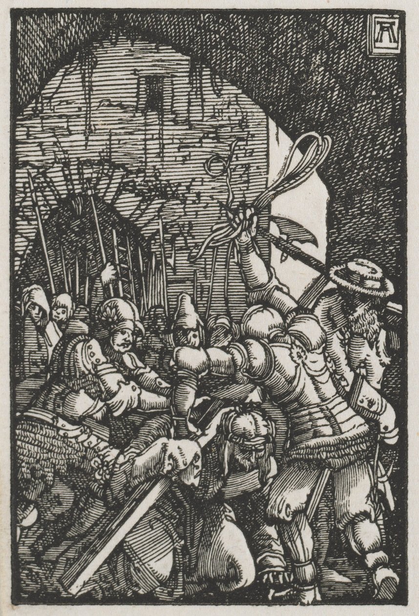 Ihmisen lankeemus ja lunastus: Kristus kantaa ristiä, n. 1515. tekijältä Albrecht Altdorfer
