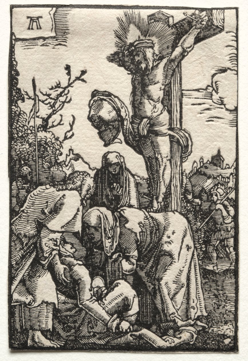 Ihmisen lankeemus ja lunastus: Kristus ristillä tekijältä Albrecht Altdorfer
