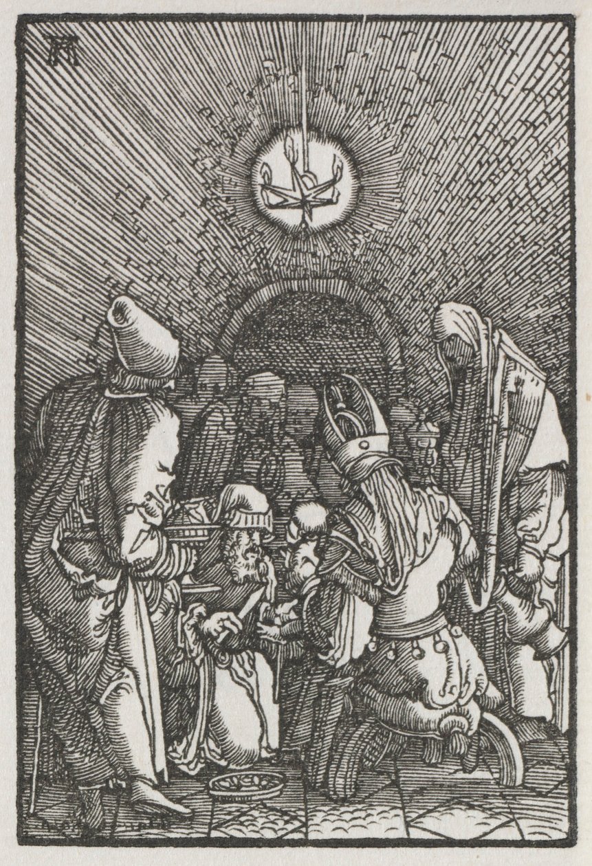 Ihmisen lankeemus ja lunastus: ympärileikkaus, n. 1515. tekijältä Albrecht Altdorfer