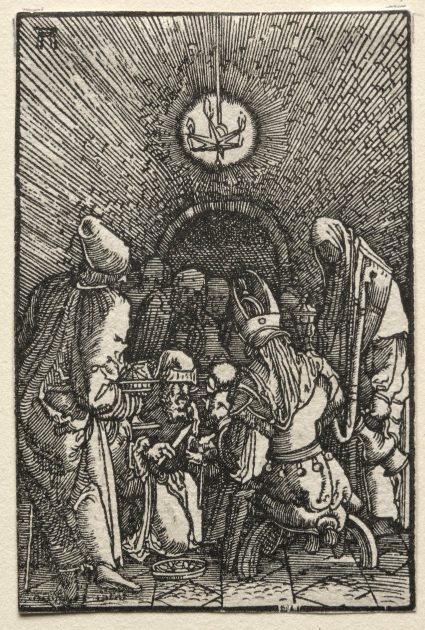 Ihmisen lankeemus ja lunastus: ympärileikkaus, n. 1515. tekijältä Albrecht Altdorfer